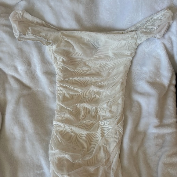 Princess Polly white mini layered dress - Picture 3 of 5